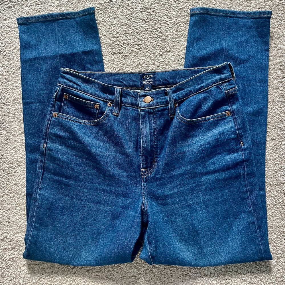 J.Crew Essential Straight Denim Jeans